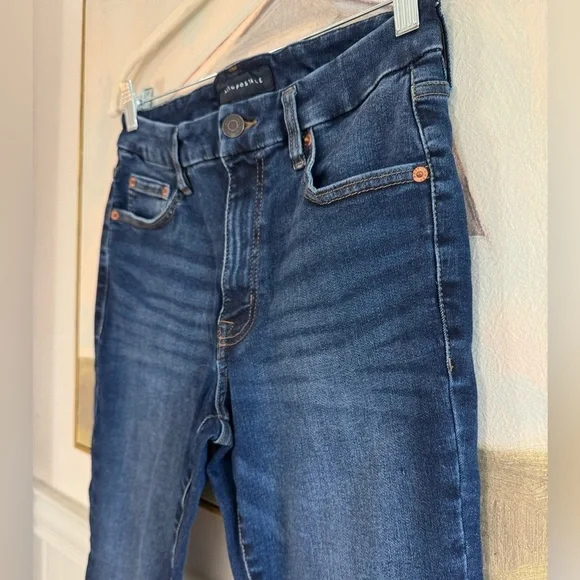 AEROPOSTALE High Rise Curvy Jegging Dark Wash Size 12 - Picture 7 of 10